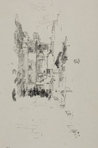 Pikku tuomioistuin, kangasmessut tekijältä James Abbott McNeill Whistler