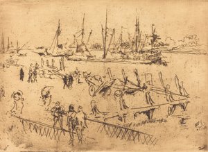 Pikku Dordrecht tekijältä James Abbott McNeill Whistler