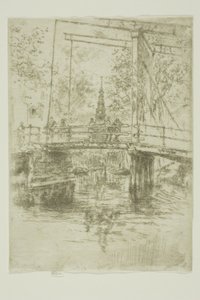 Little Drawbridge, Amsterdam tekijältä James Abbott McNeill Whistler
