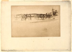 Little Putney Bridge tekijältä James Abbott McNeill Whistler