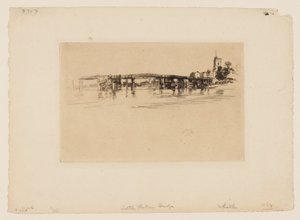 Little Putney Bridge tekijältä James Abbott McNeill Whistler