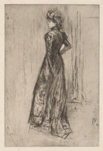 Maud, seisomassa tekijältä James Abbott McNeill Whistler