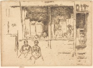 Melonikauppa, Hounsditch tekijältä James Abbott McNeill Whistler