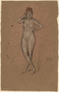 Alaston seisoo jalat ristissä tekijältä James Abbott McNeill Whistler