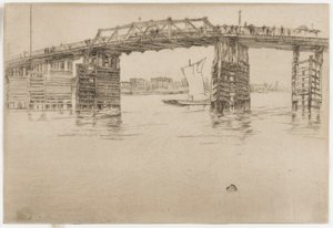 Vanha Battersean silta tekijältä James Abbott McNeill Whistler