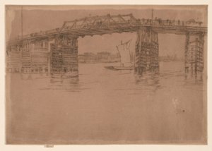 Vanha Battersean silta tekijältä James Abbott McNeill Whistler