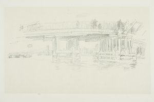 Vanha Battersean silta tekijältä James McNeill Whistler