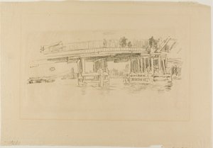 Vanha Battersean silta tekijältä James McNeill Whistler