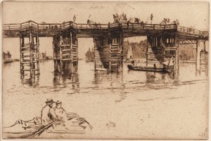 Vanha Putney Bridge tekijältä James Abbott McNeill Whistler