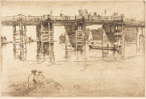 Vanha Putney Bridge tekijältä James McNeill Whistler