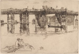 Vanha Putney Bridge tekijältä James McNeill Whistler