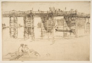 Vanha Putney Bridge tekijältä James McNeill Whistler