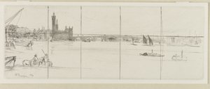 Vanha Westminster Bridge tekijältä James Abbott McNeill Whistler