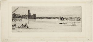 Vanha Westminster Bridge tekijältä James McNeill Whistler