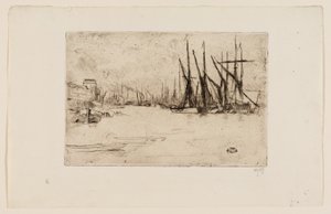 Pickle Herring Wharf tekijältä James Abbott McNeill Whistler
