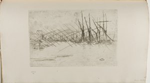 Pickle Herring Wharf tekijältä James Abbott McNeill Whistler