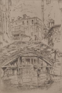 Ponte del Piovan tekijältä James McNeill Whistler