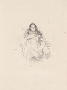 Muotokuvatutkimus: Mrs. Philip, nro 3 (recto) Muotokuvatutkimus: Geneviève Mallarmé (verso)