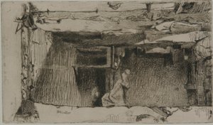 Rag Pickers, Mouffetard District, Pariisi tekijältä James Abbott McNeill Whistler