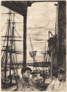 Rotherhithe tekijältä James Abbott McNeill Whistler