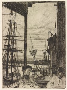 Rotherhithe tekijältä James Abbott McNeill Whistler