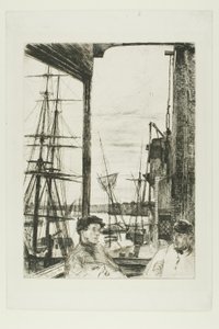Rotherhithe tekijältä James Abbott McNeill Whistler