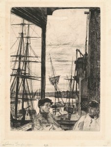 Rotherhithe tekijältä James McNeill Whistler