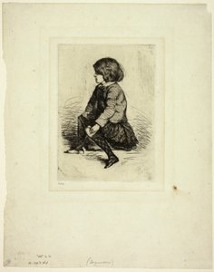 Seymour Haden, Jr, istuu tekijältä James Abbott McNeill Whistler