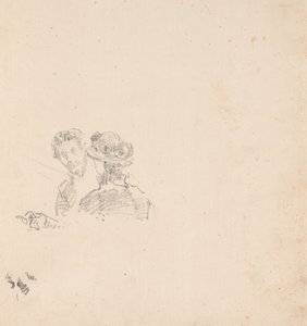 Luonnos: R. Birnie Philipin kanssa. tekijältä James McNeill Whistler