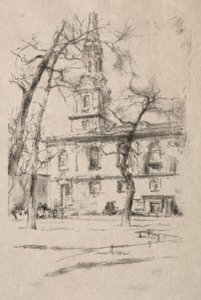 St. Giles-in-the-Fields tekijältä James McNeill Whistler