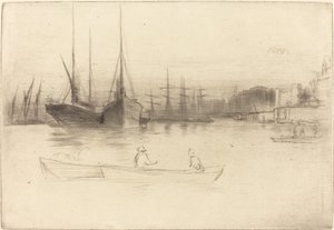 Höyrylaivat pois Towerista tekijältä James Abbott McNeill Whistler