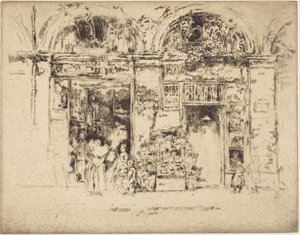 Auringonkukkia, Rue des Beaux-Arts tekijältä James McNeill Whistler