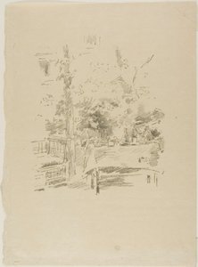 Tête-à-tête puutarhassa tekijältä James McNeill Whistler