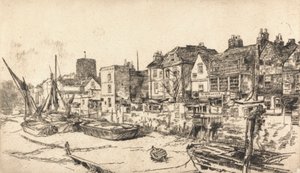 Adam and Eve Tavern, Old Chelsea tekijältä James Abbott McNeill Whistler