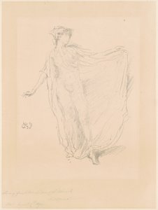 Tanssiva tyttö tekijältä James Abbott McNeill Whistler