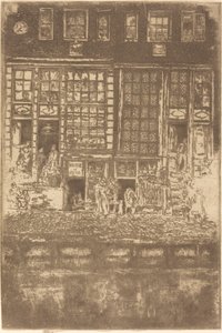 Brodeerattu verho tekijältä James Abbott McNeill Whistler