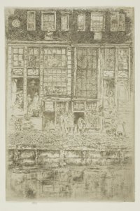 Brodeerattu verho tekijältä James Abbott McNeill Whistler