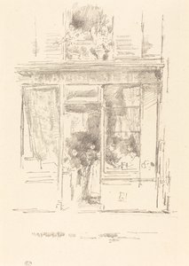 Pesumekko: "Place Dauphinen pyykkimies" tekijältä James Abbott McNeill Whistler