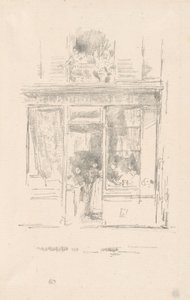 Pesumekko: "Place Dauphinen pyykkimies" tekijältä James Abbott McNeill Whistler
