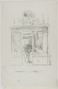 Pesumekko: "Placen Dauphinen pyykkimies" tekijältä James Abbott McNeill Whistler