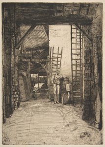 Kalkinpolttaja (W. Jones, kalkinpolttaja, Thames Street) tekijältä James McNeill Whistler