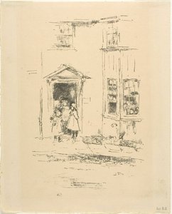 Pieni oviaukko, Lyme Regis tekijältä James McNeill Whistler