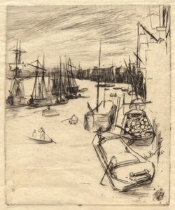 Pikku Rotherhithe tekijältä James Abbott McNeill Whistler