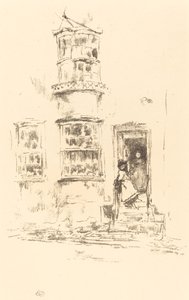 Pienet askeleet, Lyme Regis tekijältä James Abbott McNeill Whistler