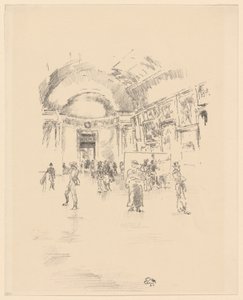 Long Gallery, Louvre tekijältä James Abbott McNeill Whistler
