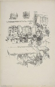 Markkinapaikka, Vitre tekijältä James Abbott McNeill Whistler