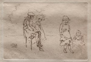 Menpes-lapset tekijältä James McNeill Whistler