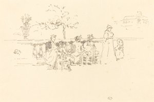 The Terrace, Luxemburg tekijältä James Abbott McNeill Whistler