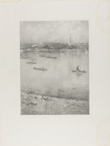 Thames joki tekijältä James Abbott McNeill Whistler