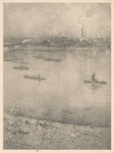 Thames joki tekijältä James Abbott McNeill Whistler